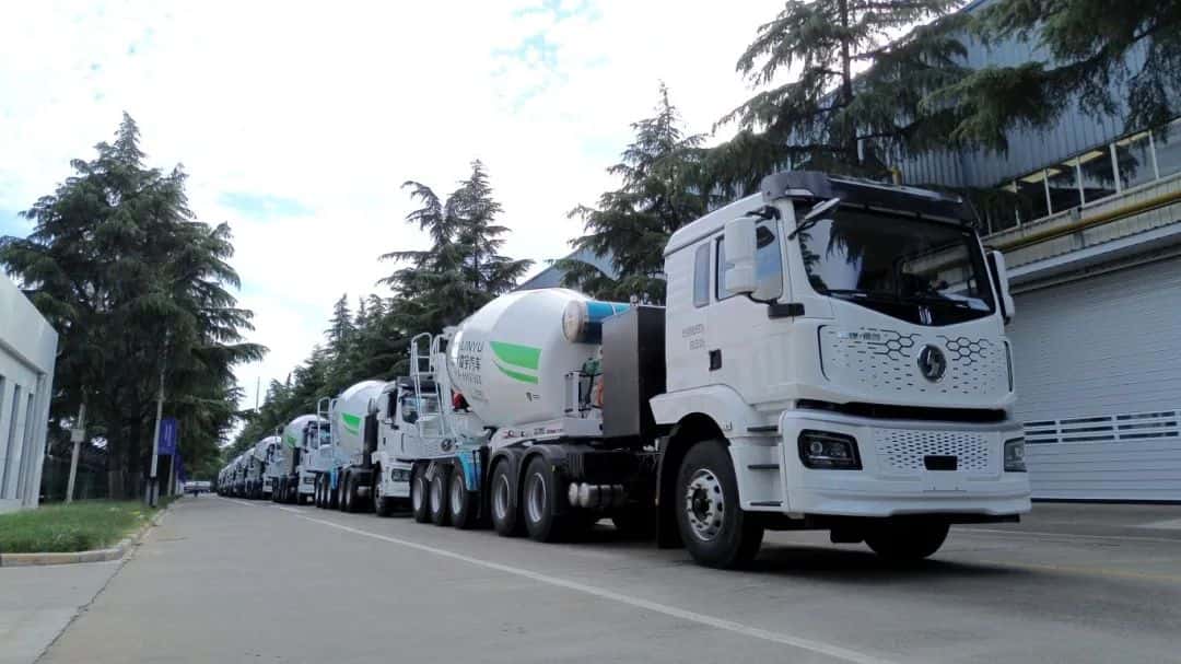 “多拉快跑”利器！中集車輛20臺EV·DTB半掛攪拌車挺進大灣區